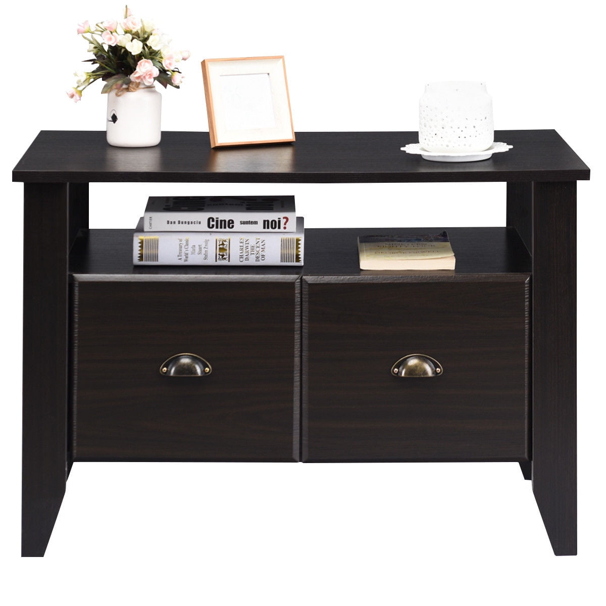 Multi Function Lateral File Cabinet Coffee Table Tv Stand Home Furniture Drawer Walmart Canada