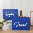 thumbnail image 3 of 5 Senses Gift Bags for Him Her with Ribbon Handles Sight Smell Touch Taste Sound Paper Gift Bags for Men Women Birthday Valentine Wedding Anniversary Party(Blue,12.6 x 8.7 x 4 Inches), 3 of 7
