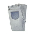 thumbnail image 3 of Golden Win Collection Womens High Waisted Straight Leg Jeans, Blue, 30, 3 of 3