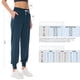 thumbnail image 3 of Pantalones deportivos para mujer con cintura ajustable, bolsillos laterales y tobilleras en color verde musgo - Talla S Europea (12355#) - Casual, 3 of 7