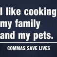 thumbnail image 3 of CafePress - Commas Save Lives T Shirt - Women's Traditional Fit Dark T-Shirt, 3 of 4