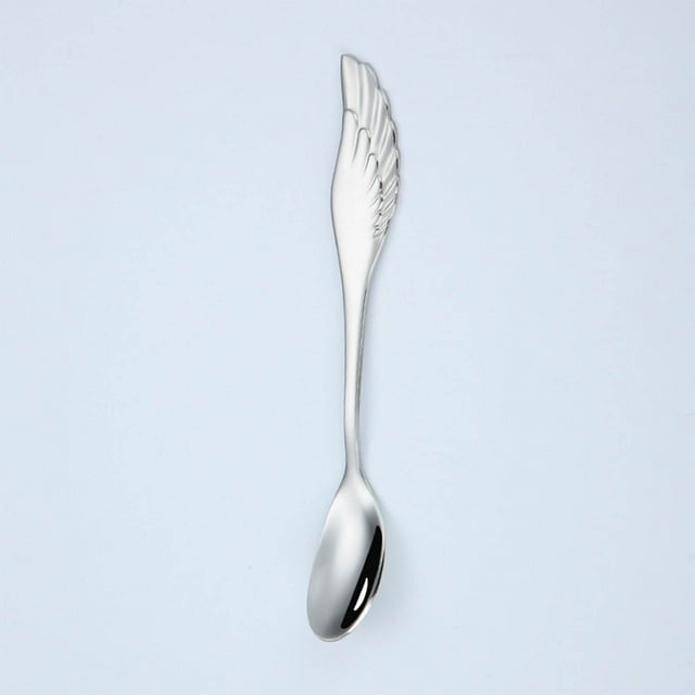 Fridja Clearance Under 5$ Stainless Steel Fruit fork Dessert Coffee Spoon Pedestal Dinner fork Spoon