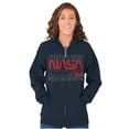 thumbnail image 3 of NASA Kennedy Space Center 1984 Zip Up Hoodie Men's Women's Brisco Brands S, 3 of 6