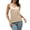Beige, variant on Clearance ! Women'S Tanks & Camis Spaghetti Strap V Neck Satin Camisole Sleeveless Soft Tank Top