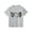 Gray, variant on Boy Short Sleeve Tee Shirt Summer Cotton Casual Crewneck Graphic Tops T-Shirts