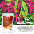 thumbnail image 3 of powbab Puffed Amaranth - 100% Organic Amaranth Popped Grain, No Sugar Added (5 oz), 3 of 3