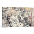 thumbnail image 1 of ARTCANVAS Woman Resting On a Couch Canvas Art Print by Georges Lemmen - Size: 18" x 12" (1.50" Deep), 1 of 9