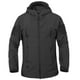 thumbnail image 1 of Chaqueta deportiva para exteriores de fibra de poliéster con carcasa blanda, abrigo de camuflaje cálido para acampar, color negro, talla L, 1 of 15