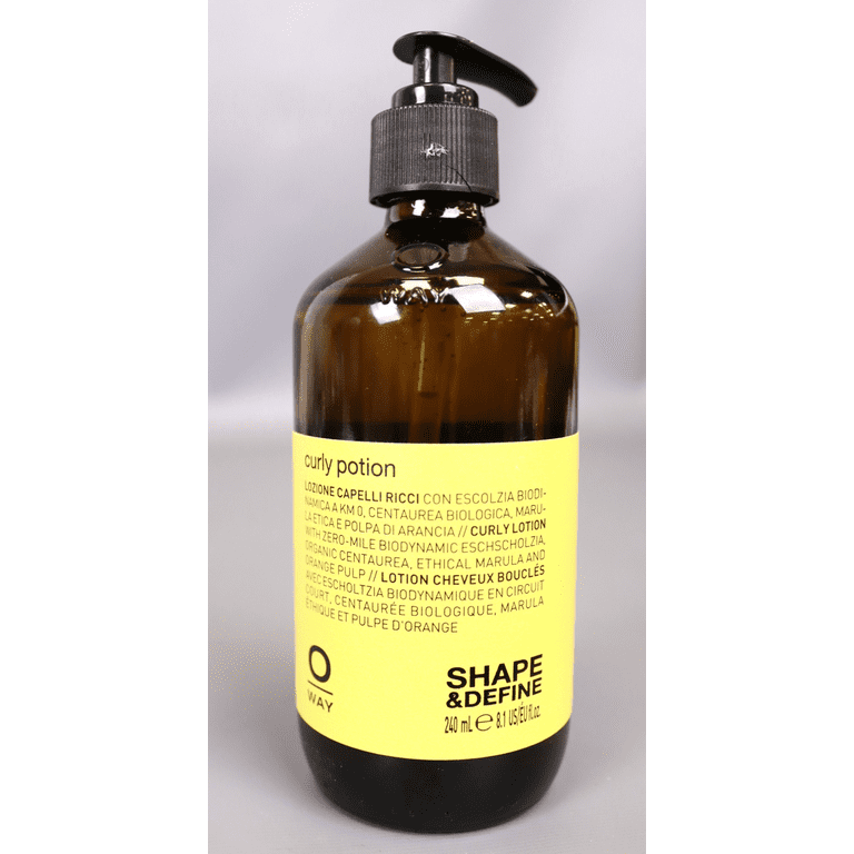 OWAY Curly Potion 8.5oz/240ml - Safe Frizz Activator for Healthy