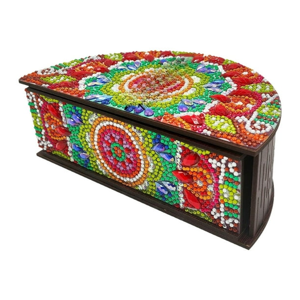 Caja para pintura de diamantes DIY, caja para guardar arte de diamantes, estuche para guardar joyas Estilo A