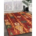 thumbnail image 2 of Ahgly Company Indoor Rectangle Abstract Red Abstract Area Rugs, 8' x 10', 2 of 6