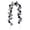 D, variant on Halloween Garland with Black Roses, Artificial Flower Vine for Mantle and Fireplace Decor, Gothic Floral Garland for Front Door, Staircase, and Holiday Party, A