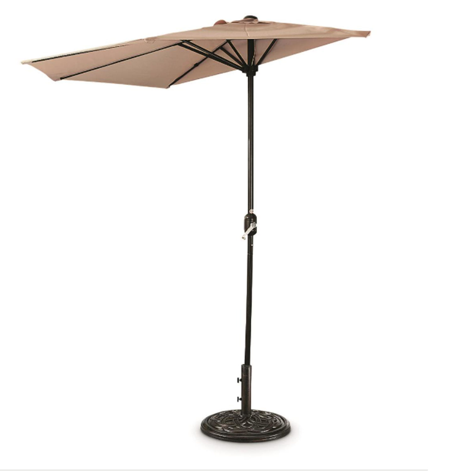 CASTLECREEK Bronze Patio Umbrella Base Round Garden Outdoor Parasol Holder Stand 