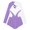 Lavender, variant on Alvivi Kids Girls Gymnastic Figure Ice Skating Dress Ballet Tutu Leotard 4-14