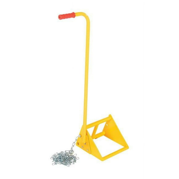 Vestil Manufacturing FAB-10-ERGO 10 in. Fabricated Ergonomic Handled Wheel Chock