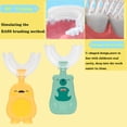 thumbnail image 3 of Cepillo de dientes en forma de U para niños, blanqueamiento dental, 3 of 5
