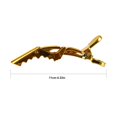 thumbnail image 5 of Hair Clips 12 pack – Premium Hair Clip, Clips for Hair, Large Hair Clips For Styling Sectioning, Croc Clips, Hair Styling Clips For Thick Hair - Gold, 5 of 5