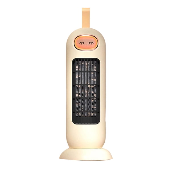 Desk Heater Fan,Portable Electric Space Heater Desktop Tabletop,mini Space Heater Portable Heater with handle,Adjustable Heater Thermostat Fast Heating,Indoor Heater Electric Heater Fan Yellow Sunnimix Ventilador de escritorio