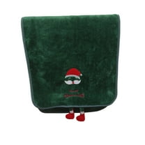 geerera Christmas Hand Towel, Embroidered Holiday Towel, Festive Bath Towel, for Kitchen, Bathroom, Holiday Gifts