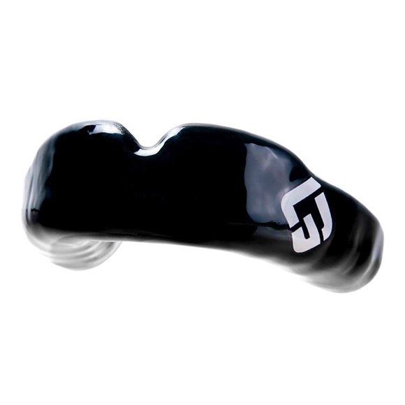 GuardLab APEX Mouthguard w/Case | Football, Basketball, Boxing, Wrestling, Soccer, Karate, Hockey, MMA | Adult & Youth | Pre-Indented for a Precise Fit (APEX/Standard Black, Medium)