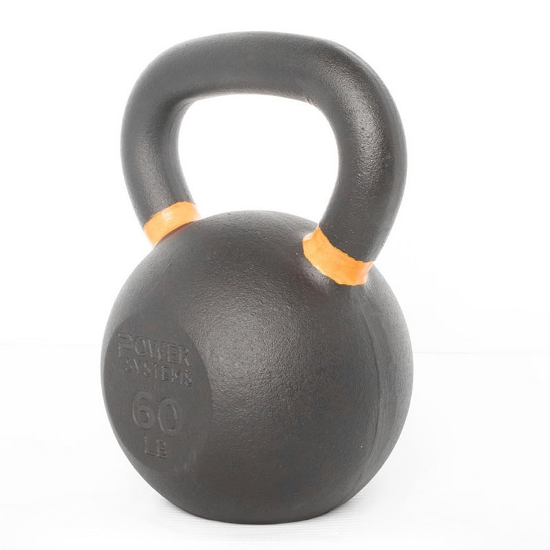 Power Systems Cast Iron Kettlebell (10 lb), Strength Training Kettlebells for Home Gym Workouts