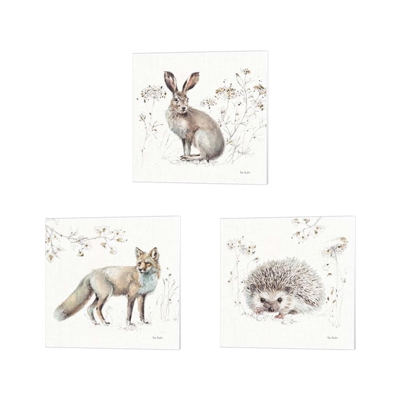 Metaverse Lisa Audit 'A Woodland Walk B' Canvas Art (Set of 3)