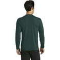 thumbnail image 2 of Port & Company Long Sleeve Blended Performance Tee (PC381LS) Dark Green, 4XL, 2 of 2