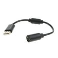 thumbnail image 1 of USB Converter Adapter Breakaway Cable for Xbox 360 Controller PC Conversion Black, 1 of 7