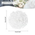 thumbnail image 2 of Uxcell Silk Satin Flower Brooch Pin Large Peony Floral Lapel Pin for Women White, 2 of 7