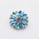 thumbnail image 4 of Flor Agua Diamante Botón de Vidrio Diy Decoración Hecha a Mano Diamante Botón Camisa, 4 of 5