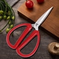 thumbnail image 4 of DPTALR Stainless Steel Household Scissors For Office And Study Students Cutting Plastic Handles Cutting Fabrics Cutting Thread Ends Pointed DIY Small Scissors, 4 of 5