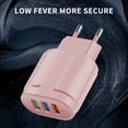 thumbnail image 5 of 3-port USB Charging Head Macaron Color Matching Charging Head Portable USB Charging Head, 5 of 5