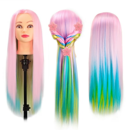 Mannequin Manikin Head For Hairdressing Practicing Pp Material