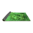 thumbnail image 2 of Ahgly Company Indoor Rectangle Oriental Green Industrial Area Rugs, 2' x 4', 2 of 4