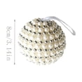 thumbnail image 3 of Rhinestone Pearl Christmas Ornament,Bling Glitter Hanging Decor,Elegant Sparkling Xmas Tree Mantel Window Holiday Decor,C, 3 of 7