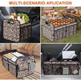 thumbnail image 6 of SUMMIT-Trunk Organizer, Collapsible Trunk Organizers and Storage, Car Accessories for Women and Men, Multi-Compartment Trunk Storage Organizer for SUV, Car, Mini-Van, Leopard Print, 6 of 18