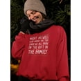 thumbnail image 2 of I'm The Gift In My Family Sweatshirt Women -Smartprints Designs, Female Medium, 2 of 4