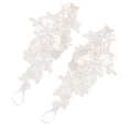 thumbnail image 1 of Zapatos de Boda Zulema Tobilleras de encaje nupcial color Blanco Talla única, 1 of 8