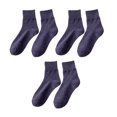 thumbnail image 1 of Guardurnaity Calcetines tobilleros Medias lisas Estiramiento Color sólido Calentador de piernas Largo cálido Transpirable Medias lavables Ropa Medias Gris oscuro, 1 of 6