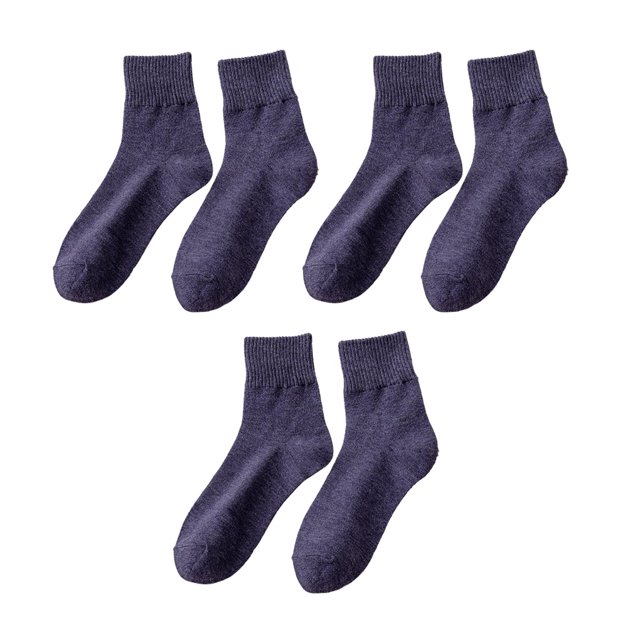 Guardurnaity Calcetines tobilleros Medias lisas Estiramiento Color sólido Calentador de piernas Largo cálido Transpirable Medias lavables Ropa Medias Gris oscuro