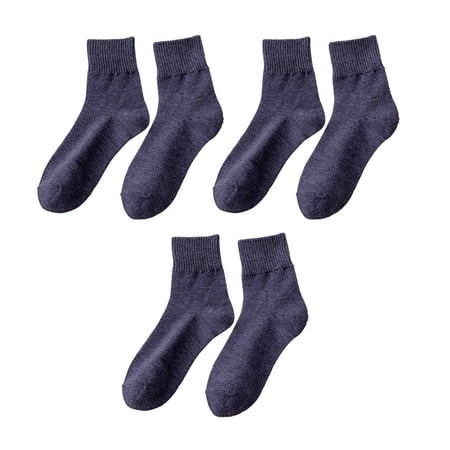 

Aoanydony Socks Cotton Plain Stockings Solid Color Non for Slip Hold Up Leg Warmer Warm Washable Sock Women Running Sport Hosiery Dark gray