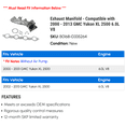thumbnail image 2 of Exhaust Manifold - Compatible with 2000 - 2013 Chevy Suburban 2500 6.0L V8 2001 2002 2003 2004 2005 2006 2007 2008 2009 2010 2011 2012, 2 of 2