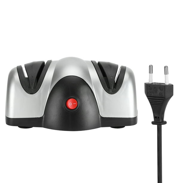 Afilador Eléctrico Sincero de cuchillos de 2 etapas ABS Diamante Plata Negro 220V