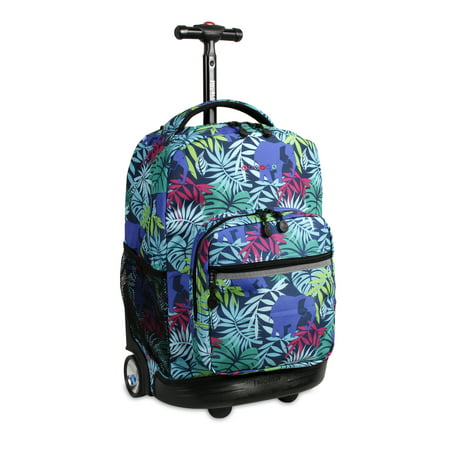 J World Sunrise Rolling Backpack (Best Rolling Backpacks For Adults)