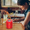 thumbnail image 4 of EGNMCR Sound Machine New Exquisite Cylindrical Portable Bass Bluetooth Speaker Colorful Lights Cool Gift Sound a sound, 4 of 6