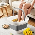 thumbnail image 6 of Collapsible Foot Bath Bucket with Handle, Large Portable Foot Soaking Basin, 6 of 14