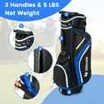 thumbnail image 6 of Barara King Golf Carry Bag,Golf Stand Bag,Lightweight Golf Stand Bag with 14 Way Top Dividers and 6 Pockets-Blue, 6 of 8
