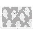 thumbnail image 2 of Large Halloween Backdrop 7x5ft - Horror Artwork with Ghost Skull and Trick Treat Candy, 2 of 2