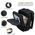 thumbnail image 3 of Tripcomp 3 Piece Carry-on Luggage Sets, Hardside Suitcase with Spinner Wheels,Travel Backpack and a Packing Cube (Black), 3 of 8