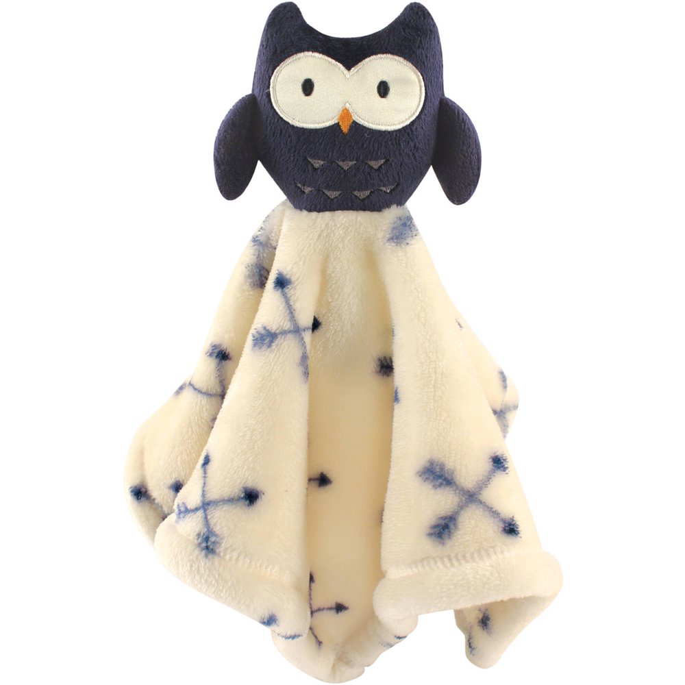 Hudson Baby Boy and Girl Security Blanket Boy Owl